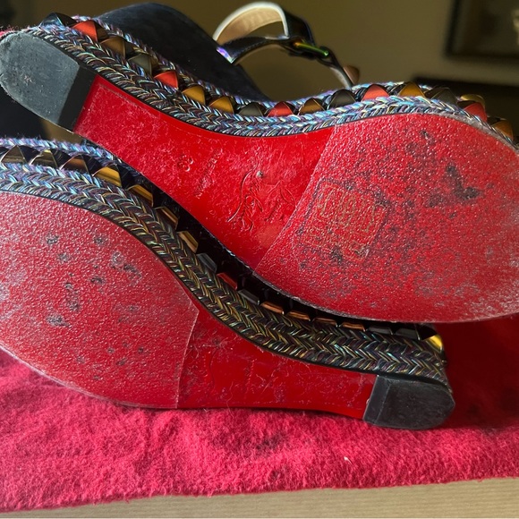 👠 Christian Louboutin Cataclou 120 Multicolor sandal🌟PRICE IS FIRM - Picture 8 of 12
